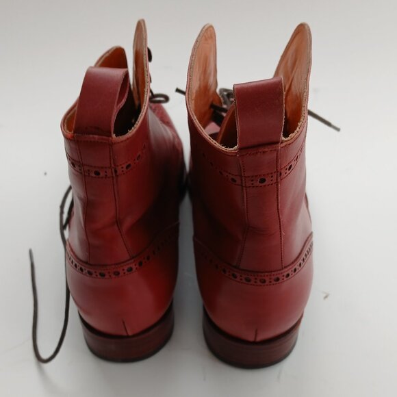 Dress Boots Carmina Shoemaker by Jose Pujadas Goodyer Hand Made Size 6 or 6.5 - Picture 8 of 16